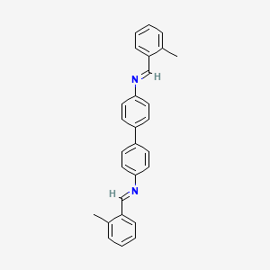 N,N'-bis[(E)-(2-methylphenyl)methylidene]biphenyl-4,4'-diamine