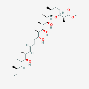 molecular formula C34H62O7 B1245690 Zincophorin methyl ester 