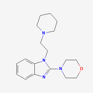 2-(morpholin-4-yl)-1-[2-(piperidin-1-yl)ethyl]-1H-benzimidazole