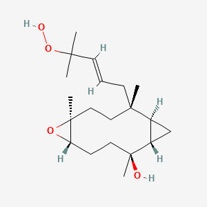 molecular formula C20H34O4 B1245701 太平洋素 C(rel) 