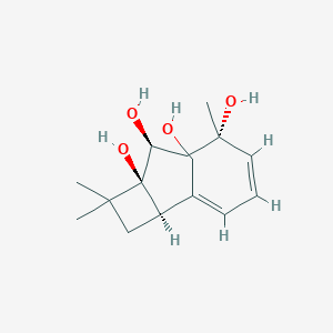 molecular formula C15H24O4 B1245706 6-hydroxypunctaporonin B 