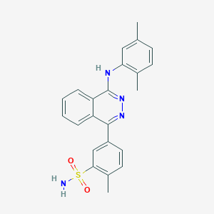 5-{4-[(2,5-Dimethylphenyl)amino]phthalazin-1-yl}-2-methylbenzenesulfonamide