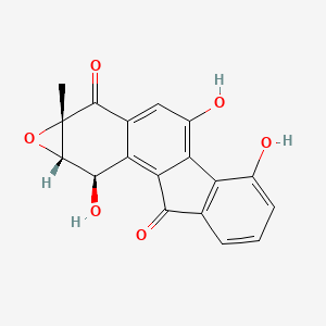 molecular formula C18H12O6 B1245707 氟他汀 C 