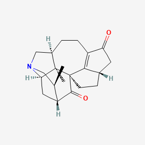 molecular formula C21H27NO2 B1245708 daphnilongeranins B 