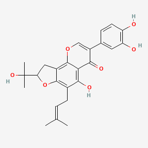 molecular formula C25H26O7 B1245709 呋喃宁 B 
