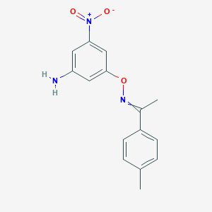 3-[1-(4-Methylphenyl)ethylideneamino]oxy-5-nitroaniline