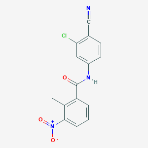 N-(3-chloro-4-cyanophenyl)-2-methyl-3-nitrobenzamide