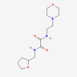 N-[2-(morpholin-4-yl)ethyl]-N'-(tetrahydrofuran-2-ylmethyl)ethanediamide