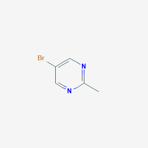 molecular formula C5H5BrN2 B124572 5-Bromo-2-methylpyrimidine CAS No. 7752-78-5