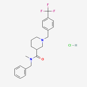 molecular formula C22H26ClF3N2O B12457207 T.cruzi Inhibitor 