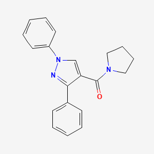 (1,3-diphenyl-1H-pyrazol-4-yl)(pyrrolidin-1-yl)methanone