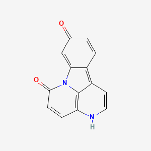 molecular formula C14H8N2O2 B1245731 9-Hydroxycanthin-6-one CAS No. 138544-91-9