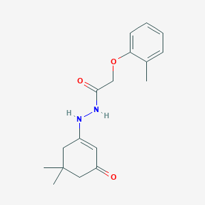 N'-(5,5-dimethyl-3-oxocyclohex-1-en-1-yl)-2-(2-methylphenoxy)acetohydrazide