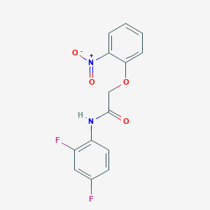 N-(2,4-difluorophenyl)-2-(2-nitrophenoxy)acetamide