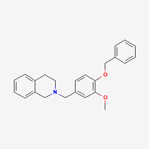 2-[4-(Benzyloxy)-3-methoxybenzyl]-1,2,3,4-tetrahydroisoquinoline