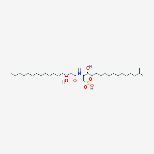 molecular formula C34H69NO6S B1245745 Sulfobacin A 