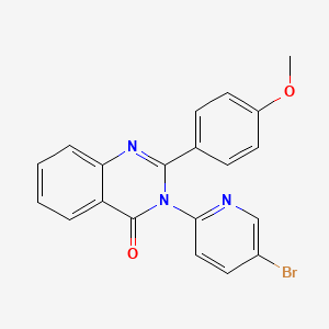 3-(5-Bromopyridin-2-yl)-2-(4-methoxyphenyl)quinazolin-4-one