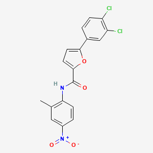 5-(3,4-dichlorophenyl)-N-(2-methyl-4-nitrophenyl)furan-2-carboxamide