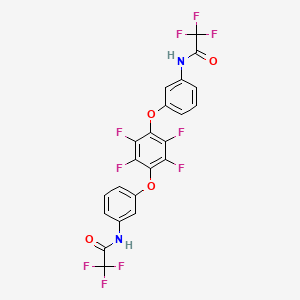 N,N'-[(2,3,5,6-tetrafluorobenzene-1,4-diyl)bis(oxybenzene-3,1-diyl)]bis(2,2,2-trifluoroacetamide)