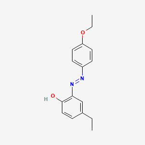 2-[(E)-(4-ethoxyphenyl)diazenyl]-4-ethylphenol