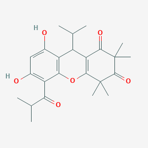 molecular formula C24H30O6 B1245756 Myrtucommulone B CAS No. 54247-23-3