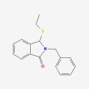 2-benzyl-3-(ethylsulfanyl)-2,3-dihydro-1H-isoindol-1-one