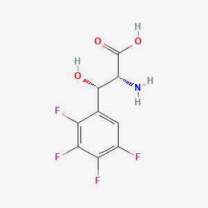 (2R,3S)-2-amino-3-hydroxy-3-(2,3,4,5-tetrafluorophenyl)propanoic acid