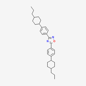 3,5-Bis[4-(4-propylcyclohexyl)phenyl]-1,2,4-oxadiazole