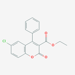Ethyl 6-chloro-2-oxo-4-phenyl-chromene-3-carboxylate