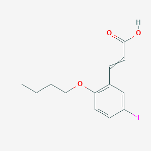 (2E)-3-(2-Butoxy-5-iodophenyl)acrylic acid