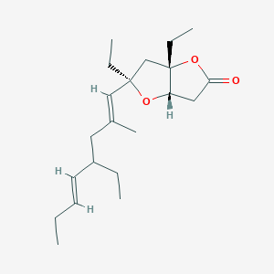 molecular formula C21H34O3 B1245774 Plakortone B 