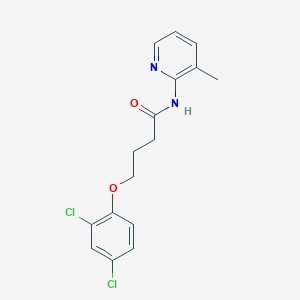 molecular formula C16H16Cl2N2O2 B12457753 4-(2,4-dichlorophenoxy)-N-(3-methylpyridin-2-yl)butanamide 