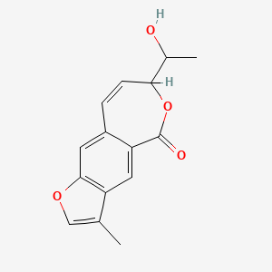 molecular formula C15H14O4 B1245776 Drypemolundein A 