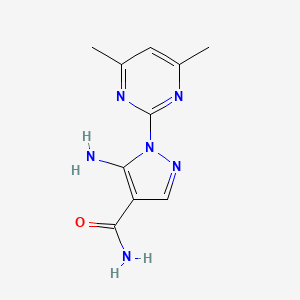 5-amino-1-(4,6-dimethylpyrimidin-2-yl)-1H-pyrazole-4-carboxamide