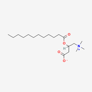 molecular formula C19H37NO4 B1245781 O-dodecanoylcarnitine CAS No. 2466-77-5