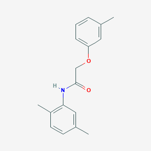 molecular formula C17H19NO2 B12457830 N-(2,5-dimethylphenyl)-2-(3-methylphenoxy)acetamide 