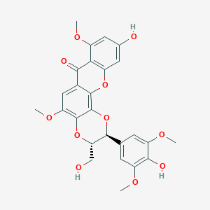 molecular formula C26H24O11 B1245788 Gemixanthone A 