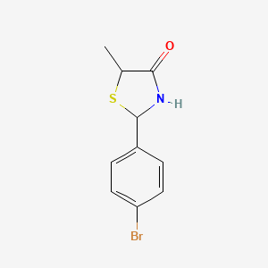 2-(4-Bromophenyl)-5-methyl-1,3-thiazolidin-4-one