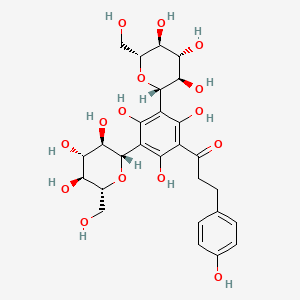 molecular formula C27H34O15 B1245794 3',5'-di-C-glucosylphloretin 