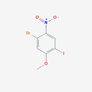 1-Bromo-4-iodo-5-methoxy-2-nitrobenzene