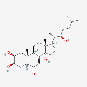 molecular formula C27H44O5 B1245797 25-Deoxyecdysone 