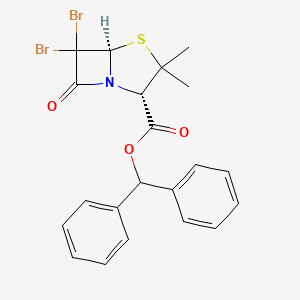 Benzhydryl 6,6-dibromopenicillanate