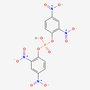 molecular formula C12H7N4O12P B1245802 Bis(2,4-dinitrophenyl) phosphate 