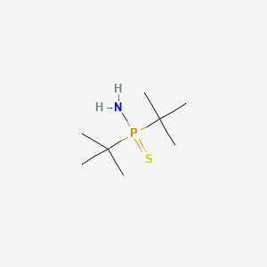 molecular formula C8H20NPS B12458085 P,P-di-tert-butylphosphinothioic amide 