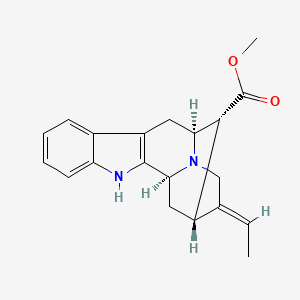 methyl (1S,12S,13R,14R,15E)-15-ethylidene-3,17-diazapentacyclo[12.3.1.02,10.04,9.012,17]octadeca-2(10),4,6,8-tetraene-13-carboxylate