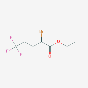 2-Bromo-5,5,5-trifluoropentanoic acid ethyl ester