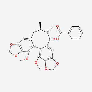molecular formula C29H26O8 B1245814 Schisandrene 