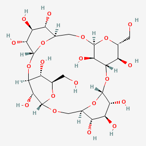 molecular formula C24H40O20 B1245815 Cyclotetraglucose CAS No. 159640-28-5