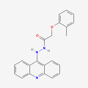 N'-(acridin-9-yl)-2-(2-methylphenoxy)acetohydrazide