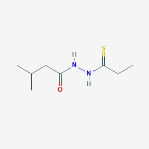 3-methyl-N'-propanethioylbutanehydrazide